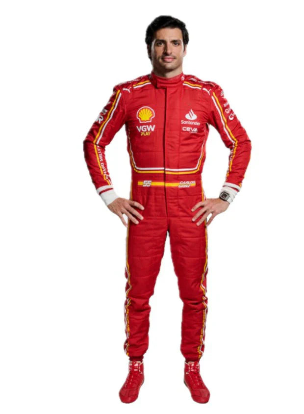 2024 Carlos Sainz New Race Suit Replica