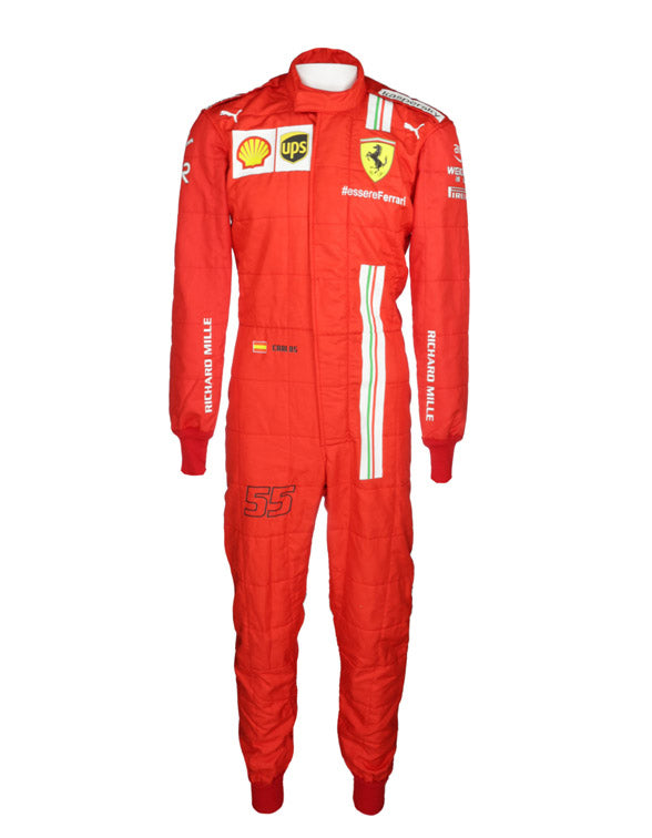 2021 Carlos Sainz Ferrari F1 Race Suit REPLICA