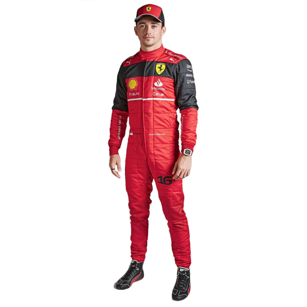 2022 Charles Leclerc Ferrari F1 Race Suit