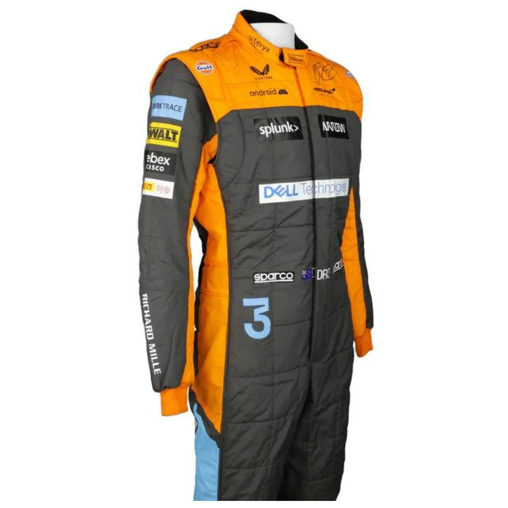 2022 F1 Costume Replica Daniel Ricciardo Mclaren