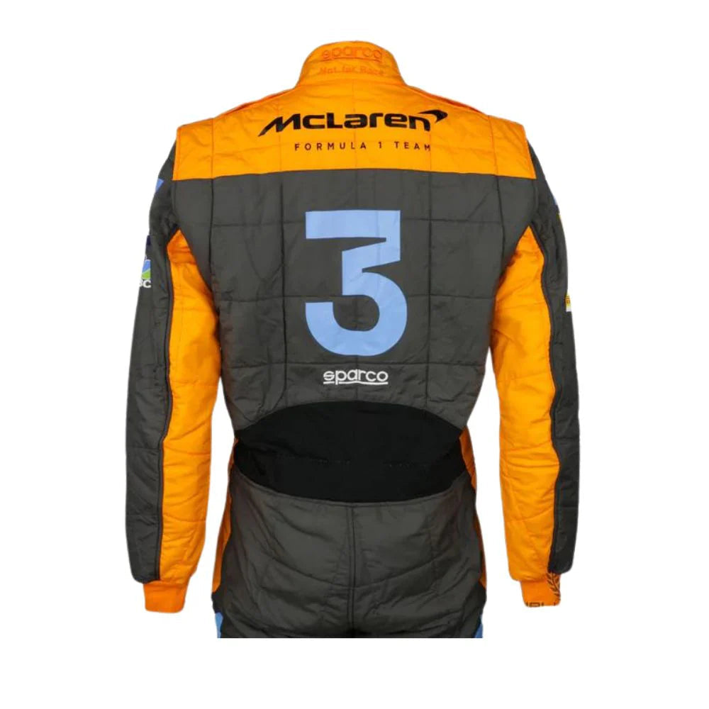 2022 F1 Costume Replica Daniel Ricciardo Mclaren