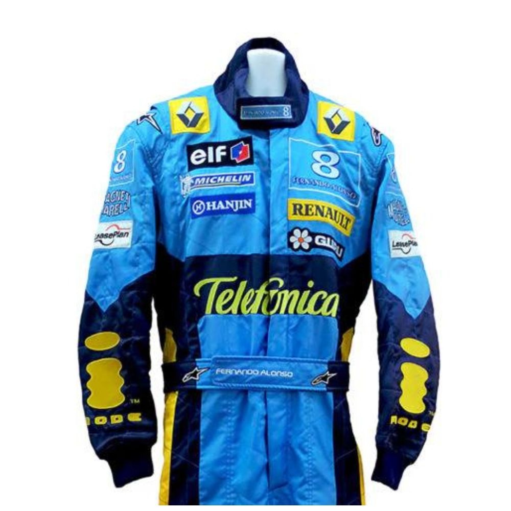 2004s Race Suit Fernando Alonso Renault F1