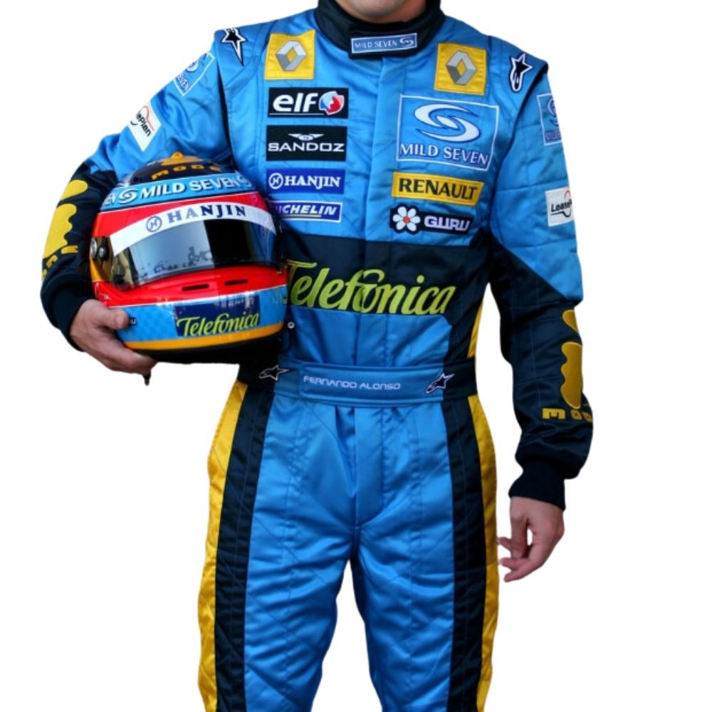 2005s Renault Fernando Alonso F1 Race Suit